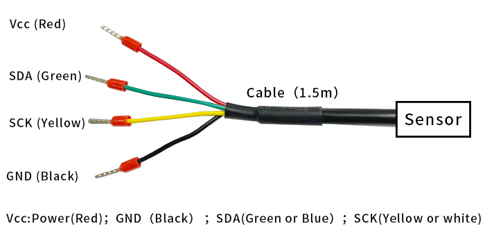 Diagram gwifrau synhwyrydd HENGKO T / H