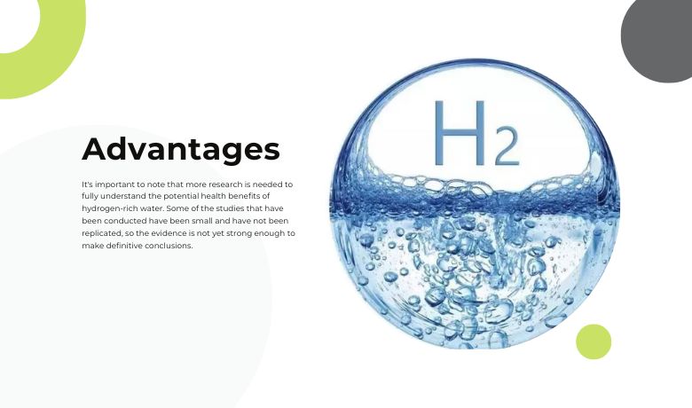 ہائیڈروجن سے بھرپور پانی کے فوائد