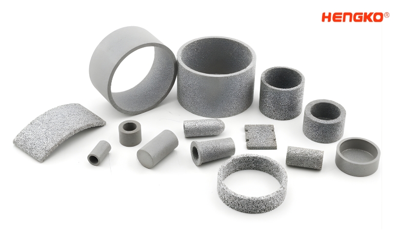 Application of sintered porous stainless steel filters