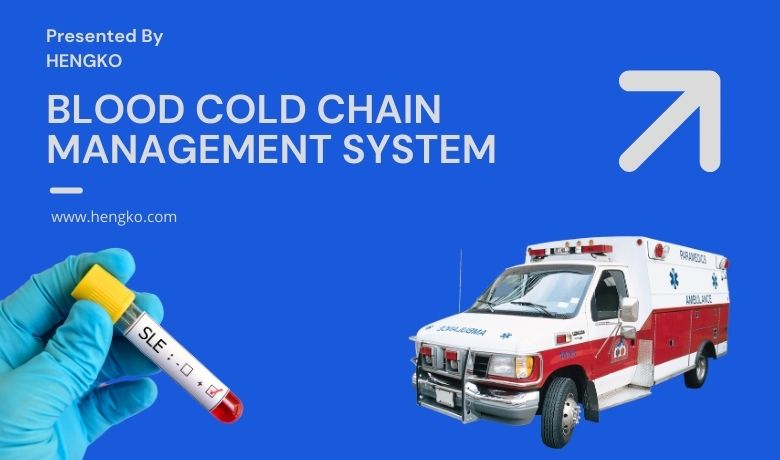 Blood Cold Chain Management System troch temperatuer- en humiliteitssensor