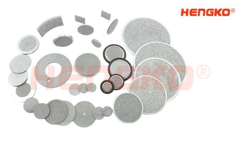 Custom different Sintered Porous Metal Discs in Industry