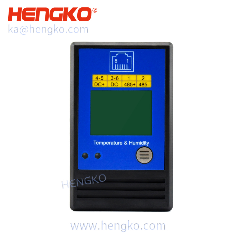 Digital humidity and temperature monitor