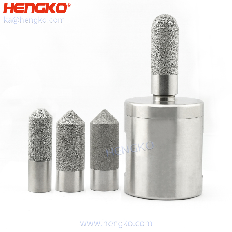 humidity recorder with sintered housing