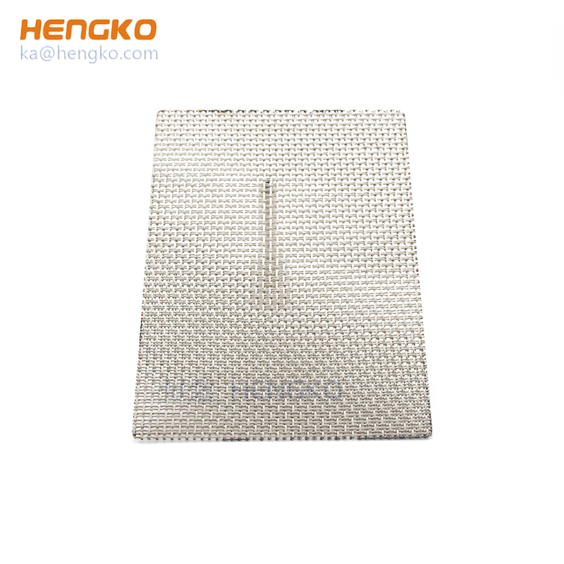 stainless steel micron wire mesh filter plate
