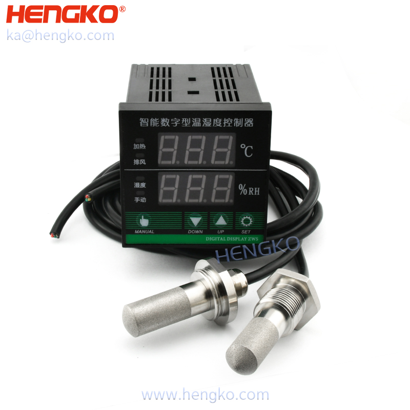 digital temperature and humidity sensor with sensor probe
