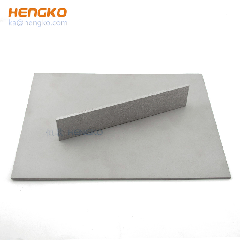 stainless steel sintered filter plate