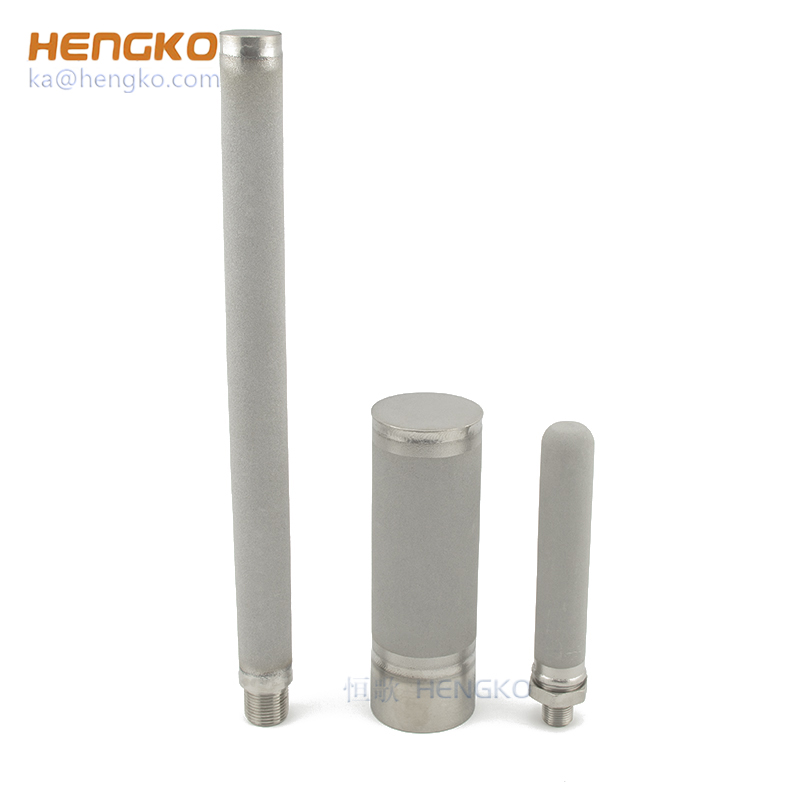 Microporous stainless steel filter cartidge