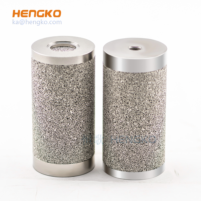 Customized sintered stainless steel  cylinder filter