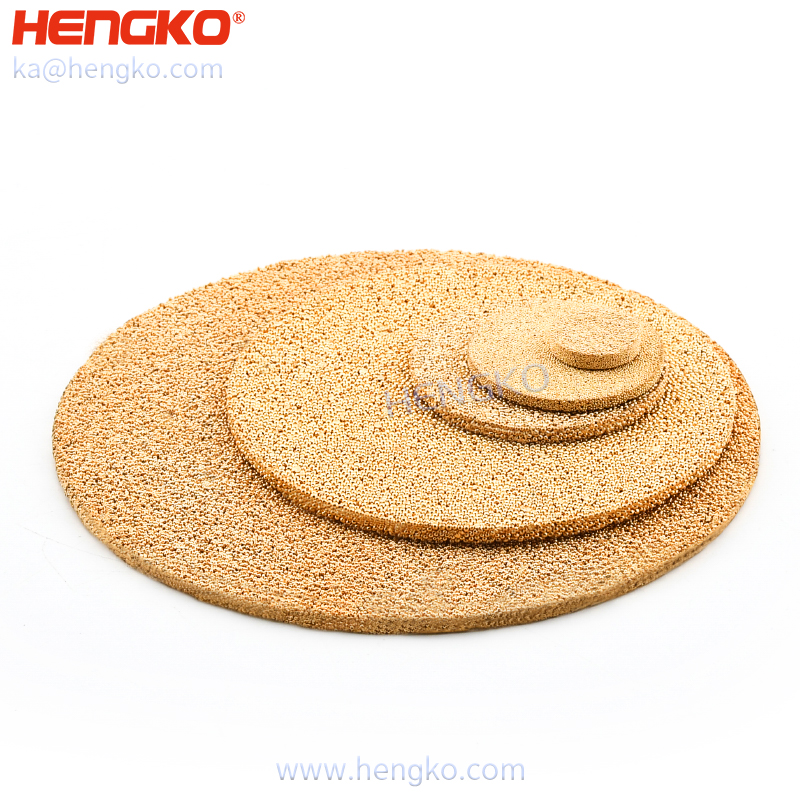 HENGKO sintered bronze filter disc DSC_4098