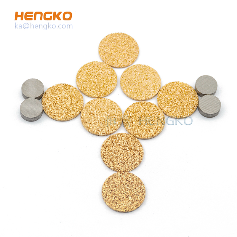 microns bronze filter disc