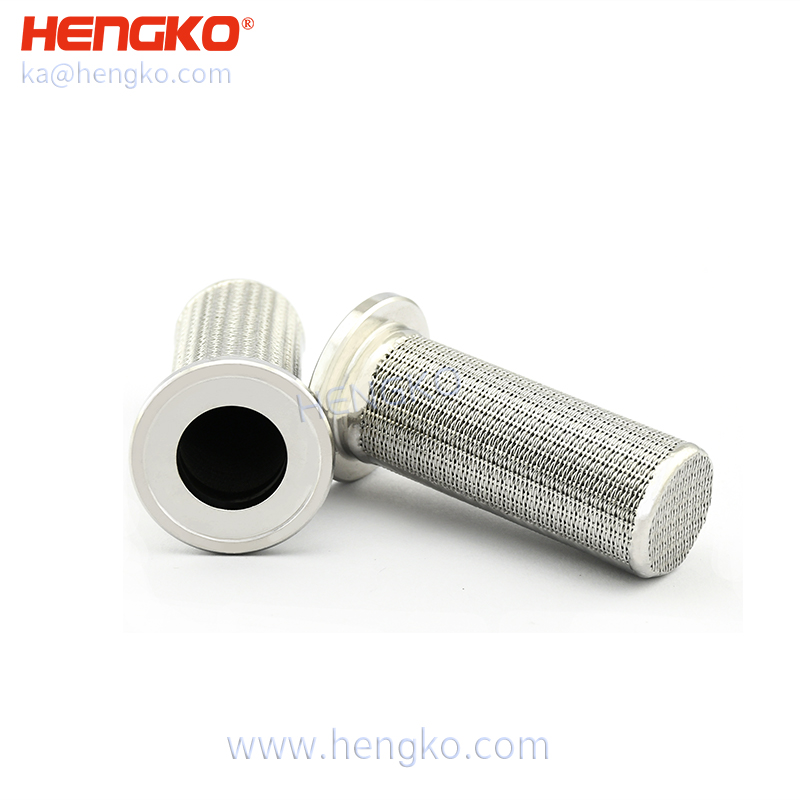 HENGKO sinterlenmiş tel örgü filtre kartuşu DSC_5455