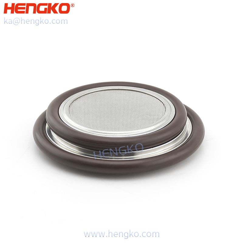 Filtre de disc sinteritzat amb anell centrador al buit