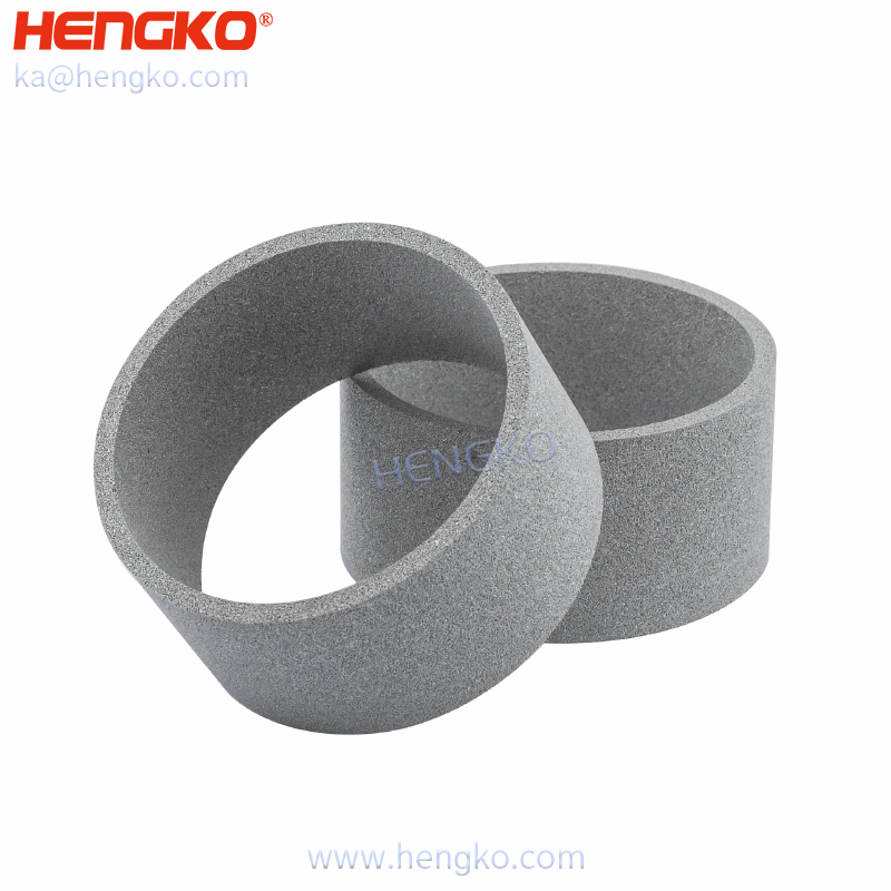 Sintered metal air filter tube_6310