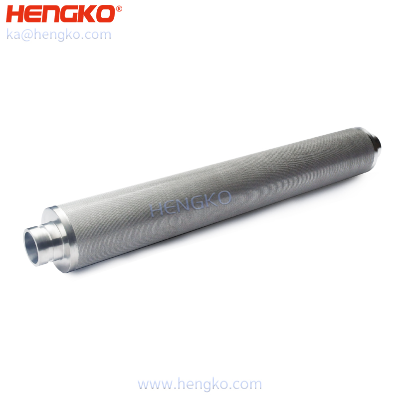 Micro pulveris sintered filter cartridge habitationi