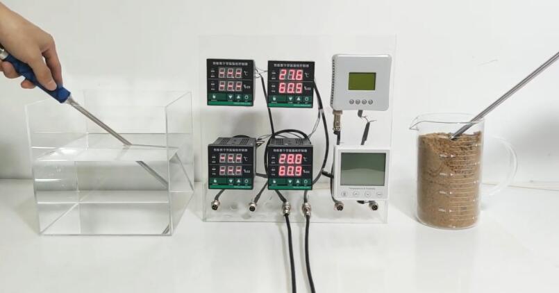 Detect peanut rice temperature and humidity Test Lab