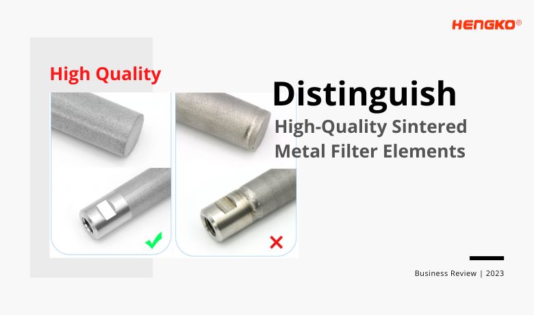 Ûnderskiede hege kwaliteit Sintered Metal Filter Elements