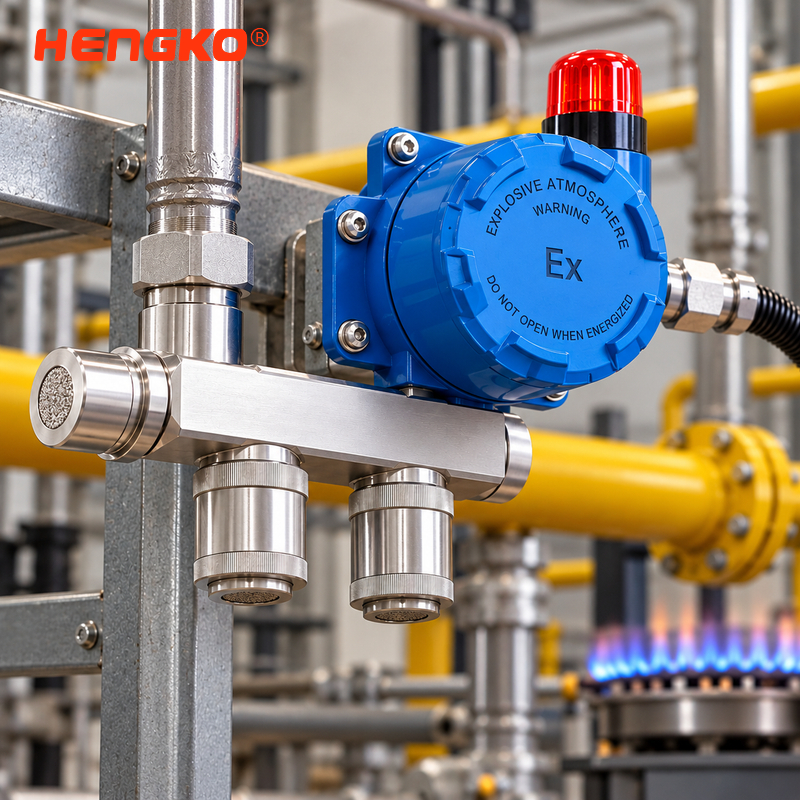 Explosion-Proof Industrial Natural Gas Leak Detector for Commercial Gas Safety