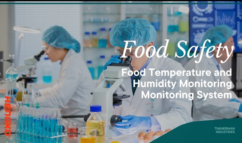 Élelmiszer-hőmérséklet és páratartalom felügyeleti rendszer