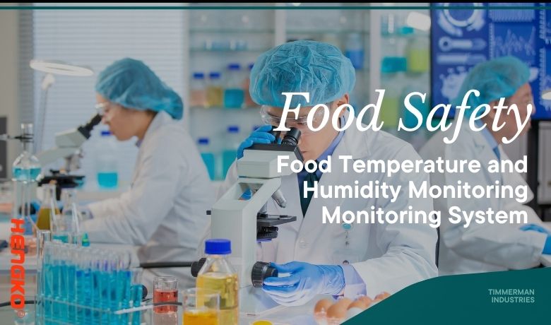 Overvågningssystem for madtemperatur og fugtighed