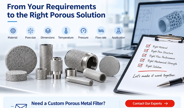 From Your Requirements to the Right Porous Solution