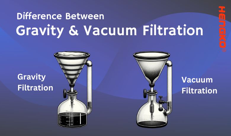 Diferença de filtragem por gravidade e vácuo