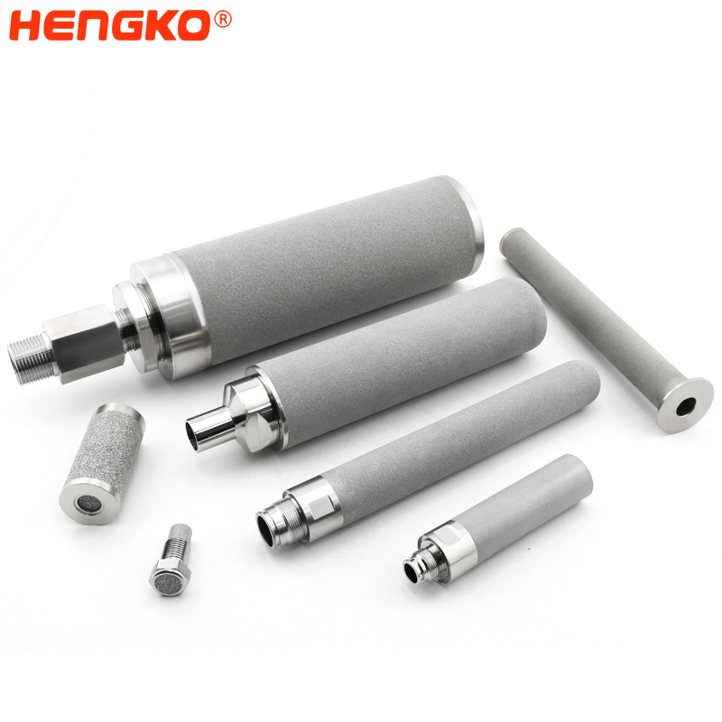 HENGKO-304 stainless steel sintered filter element-DSC_8246