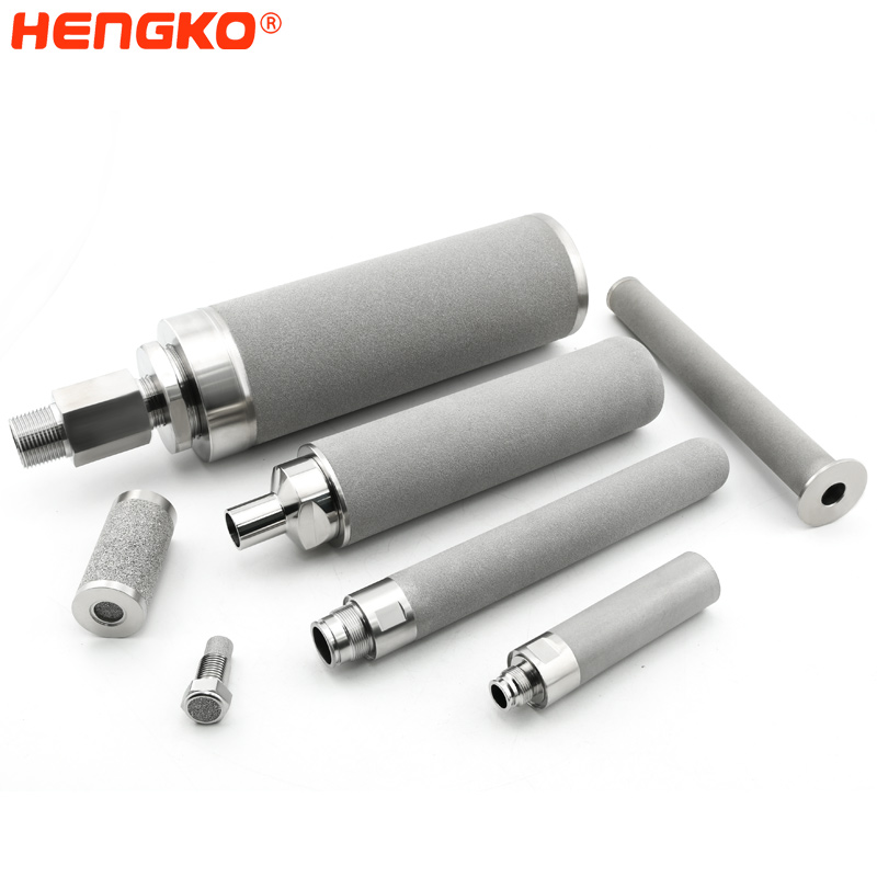 HENGKO-304 سټینلیس سټیل سینټر شوي فلټر عنصر-DSC_8246