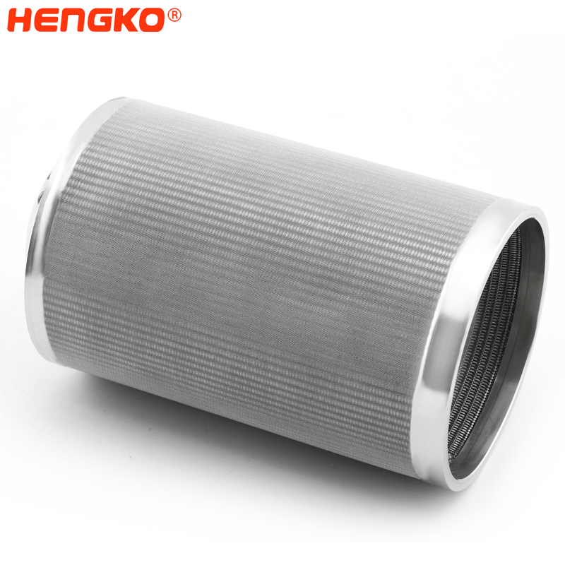 HENGKO-316L тот баспайтын болаттан жасалған агломерациялық фильтр DSC_6536