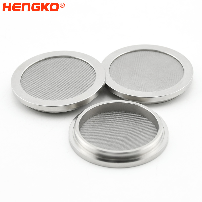HENGKO-stainless steel lima ka layer mesh filter nga elemento -DSC_3592