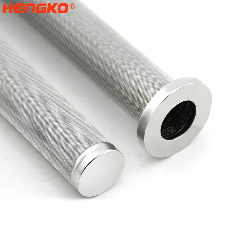 HENGKO-skartoċċ tal-filtru sinterizzat tal-istainless steel-DSC_ 5355