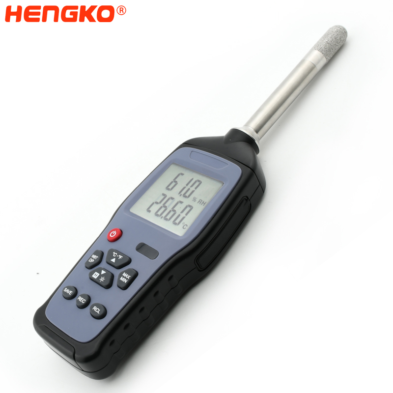 Handheld Fiichtegkeet Temperatur Meter-DSC 0794