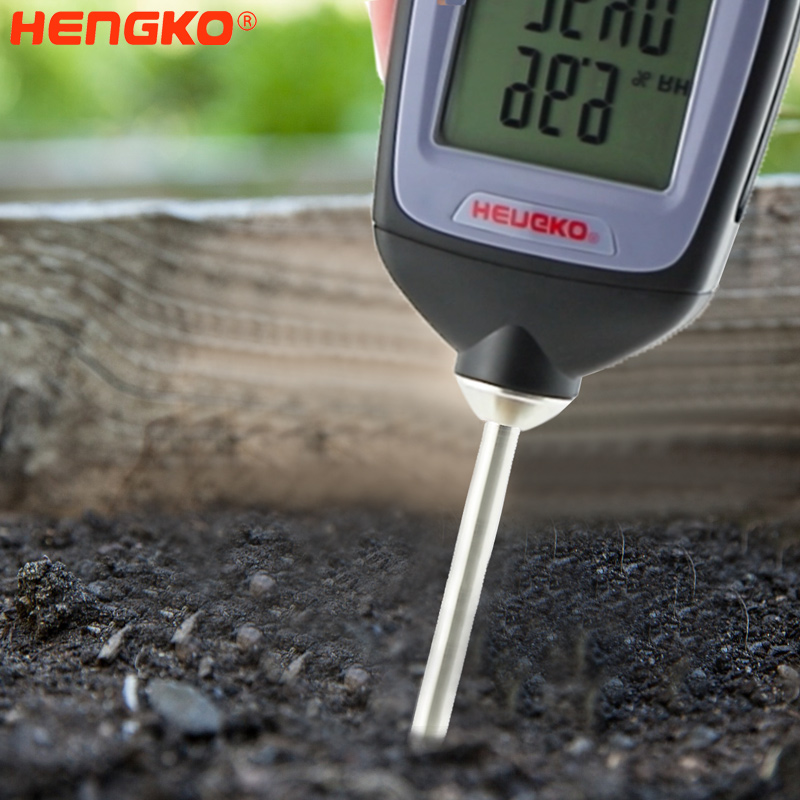 Handheld Temperature and Humidity Recording Meter -DSC 1193- Soil Applications