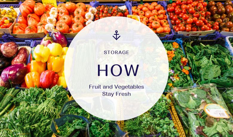 سپر مارکیٹ کے لیے پھل اور سبزیاں کیسے تازہ رہیں