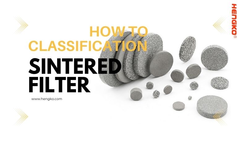 Como classificar filtro sinterizado