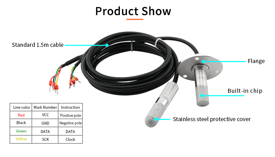 Humidity and Temperature Probe HT_801P_01