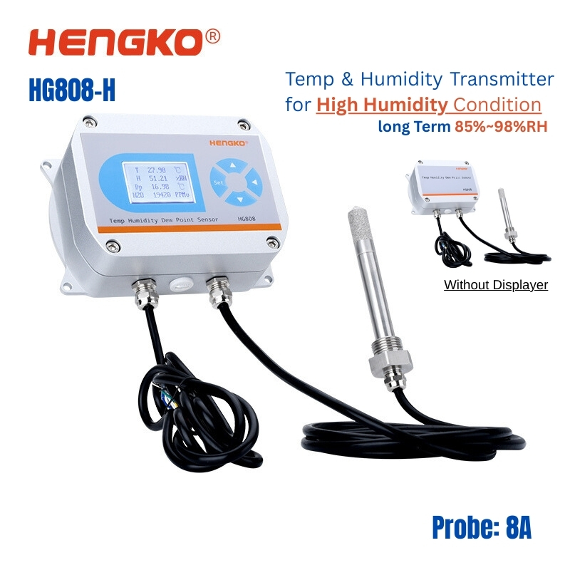 Industrial High Moisture Humidity Transmitter HG808-H by HENGKO