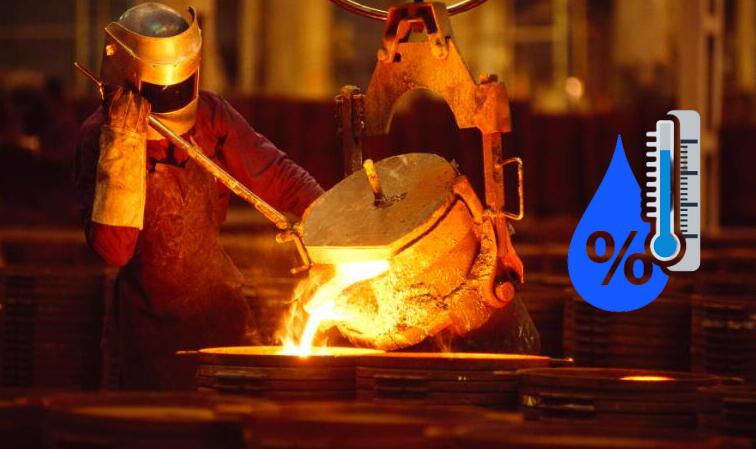 Metallurgiya proseslərində rütubətin və rütubətin ölçülməsi