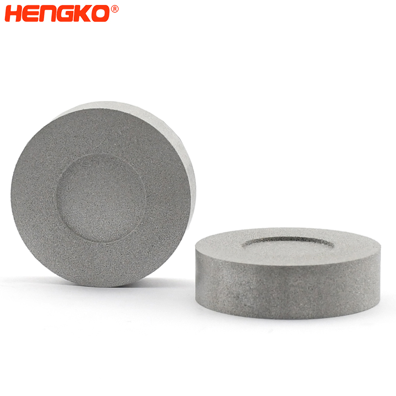 Microporous sintered powder filter cup-DSC 1168