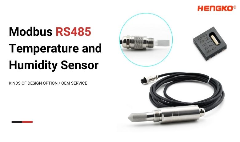 Sensor de temperatura y humedad Modbus RS485