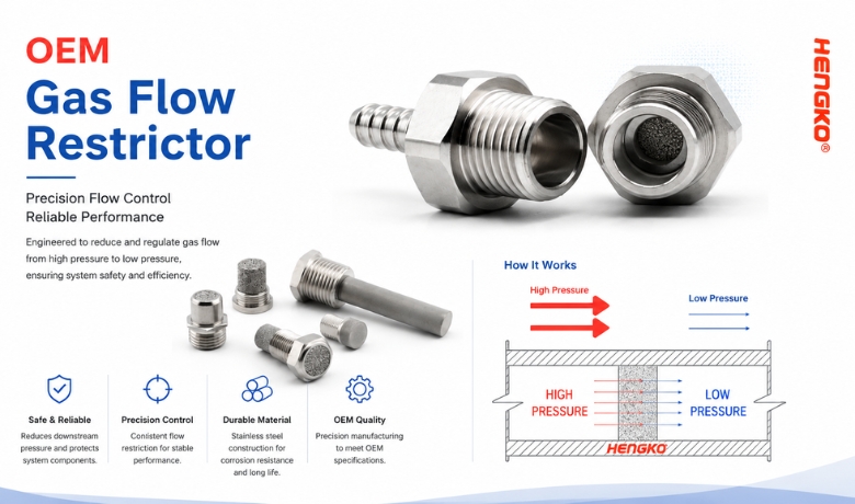 OEM Gas Flow Restrictor Manufacturer China HENGKO