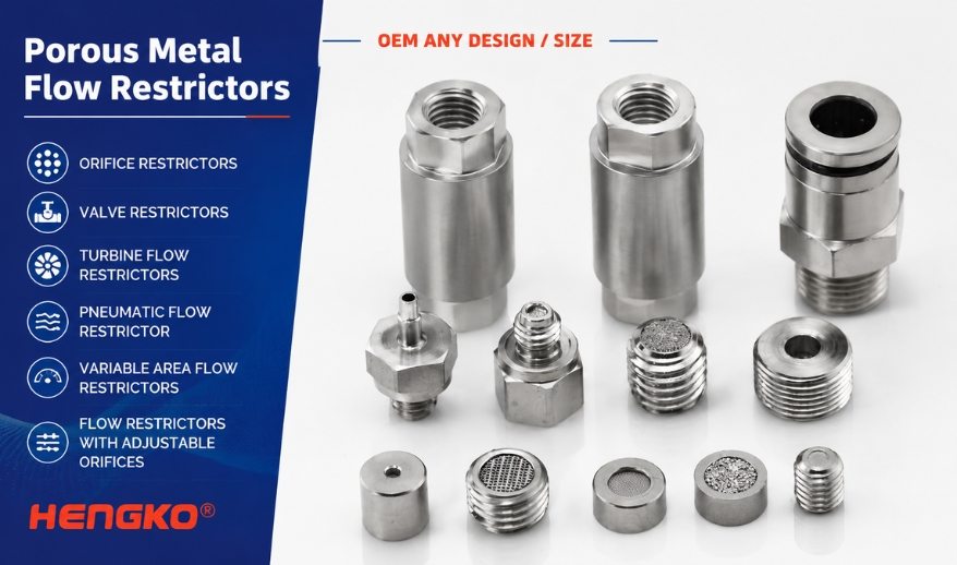OEM Porous Metal Flow Restrictors Manufacturer in China