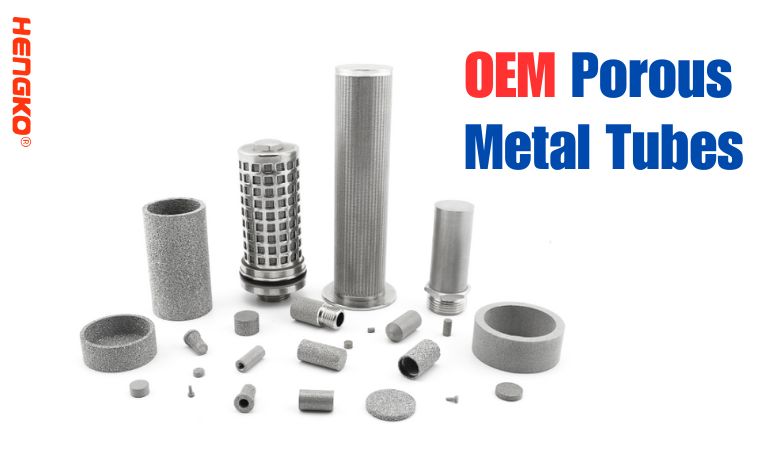 OEM Sintered បំពង់ដែក Porous