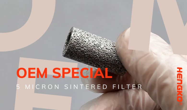 Espesyal nga OEM 5 Micron Sintered Filter