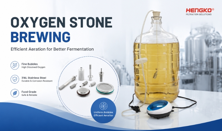 OXYGEN STONE BREWING Efficient Aeration for Better Fermentation by HENGKO