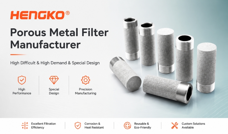 Porous Metal Filter Manufacturer by HENGKO China