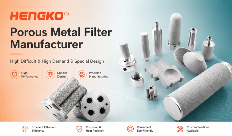 Porous Metal Filter Manufacturer by HENGKO