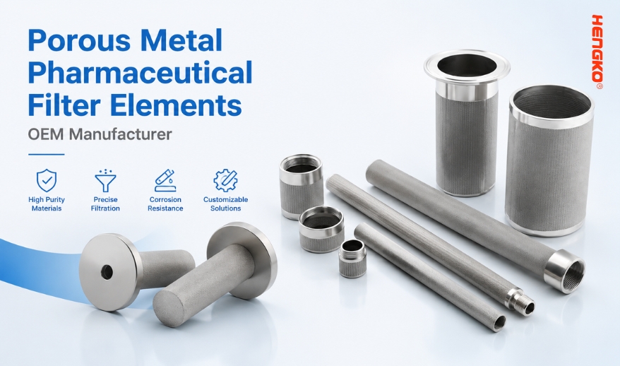 Porous Metal Pharmaceutical Filter Elements OEM Manufacturer
