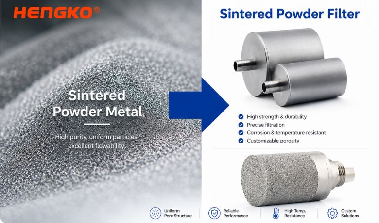 Porous Sintered Powder Metal Filters Factory