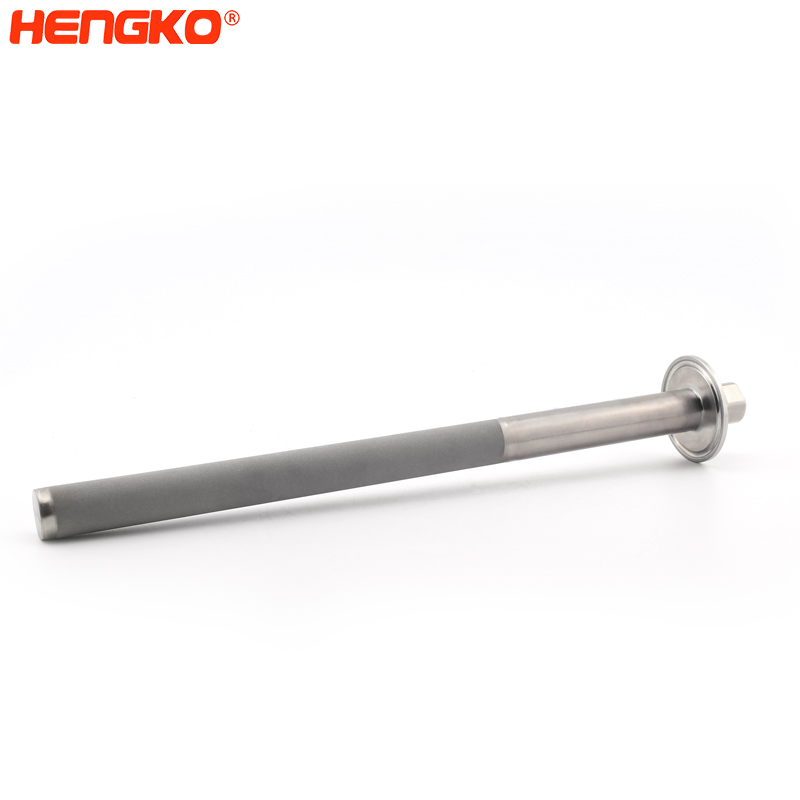 hengko tank sparger Powder sintered stainless steel air diffuser aerator stone