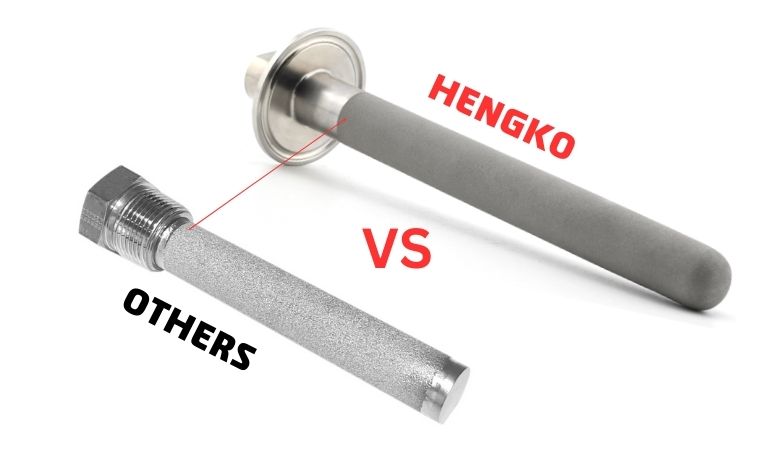 Kvalitetsspridarrör från HENGKO vs andra